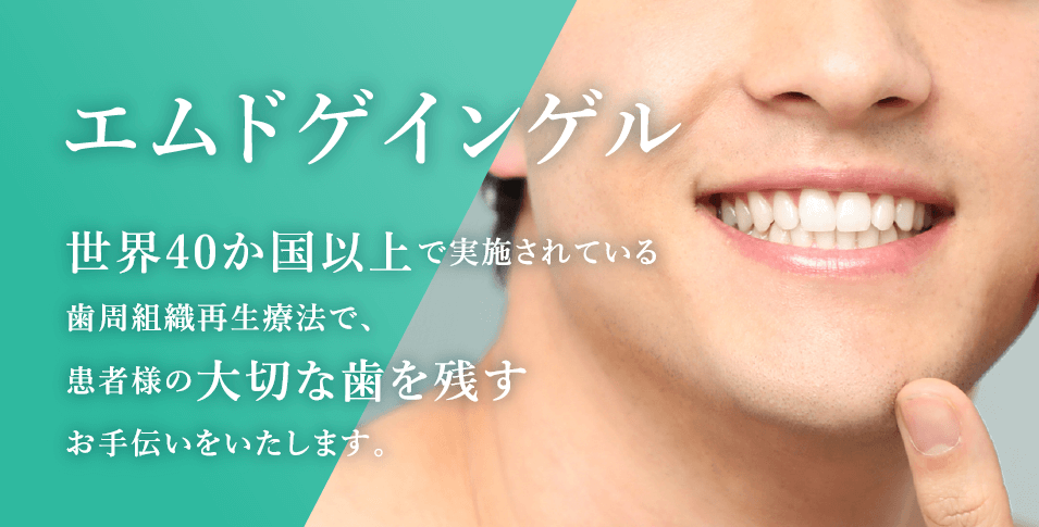 歯周再生療法（エムドゲイン） - 東松戸総合歯科クリニック｜松戸市